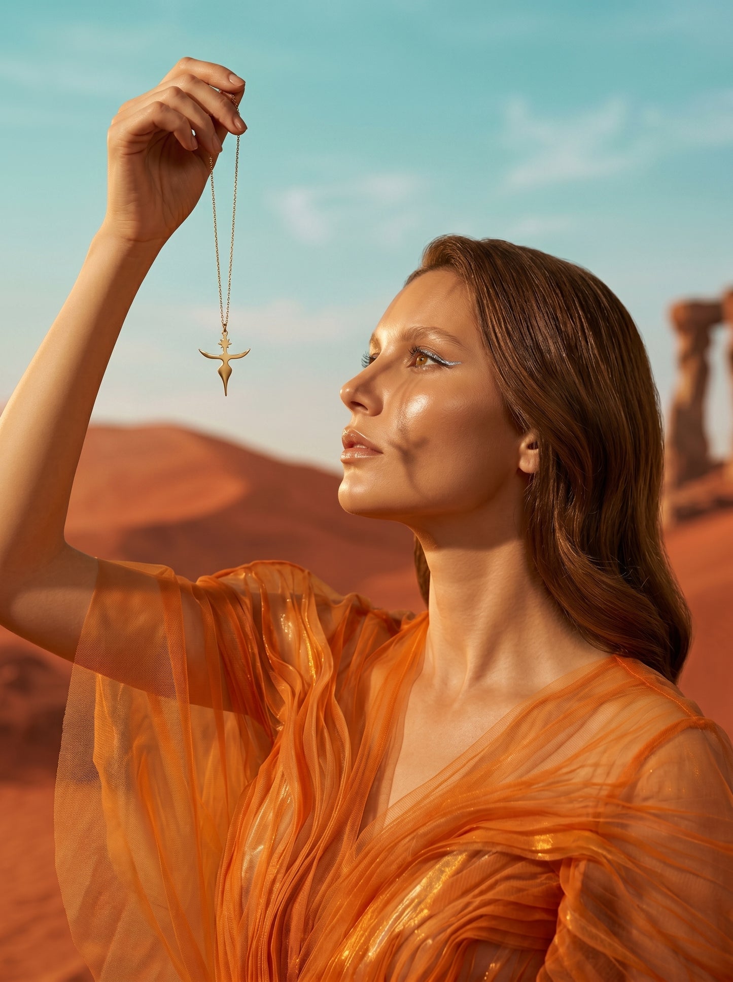 Sun-Woman Necklace