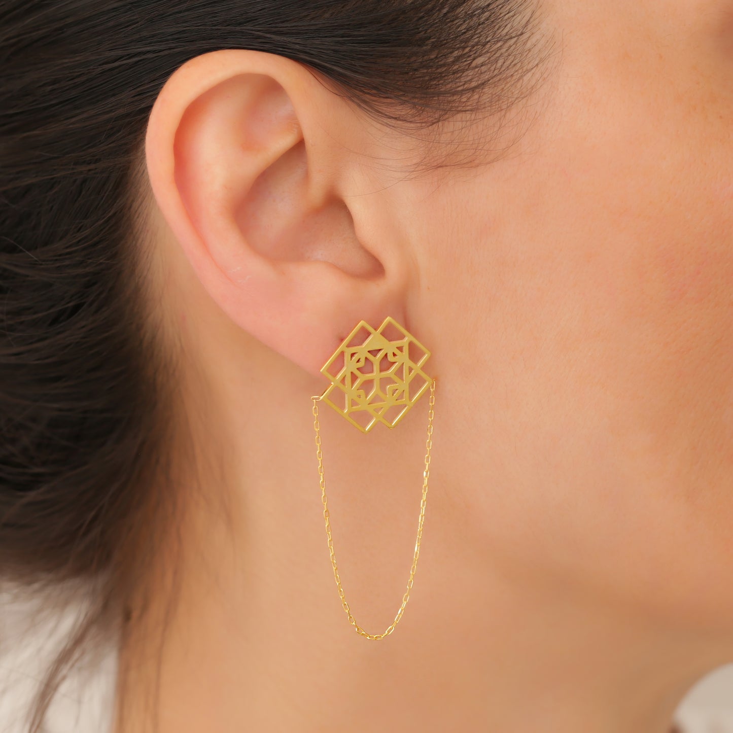 Life of Mathematics Collection - Collide Chain Earring