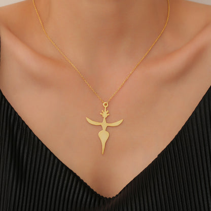 Sun-Woman Necklace