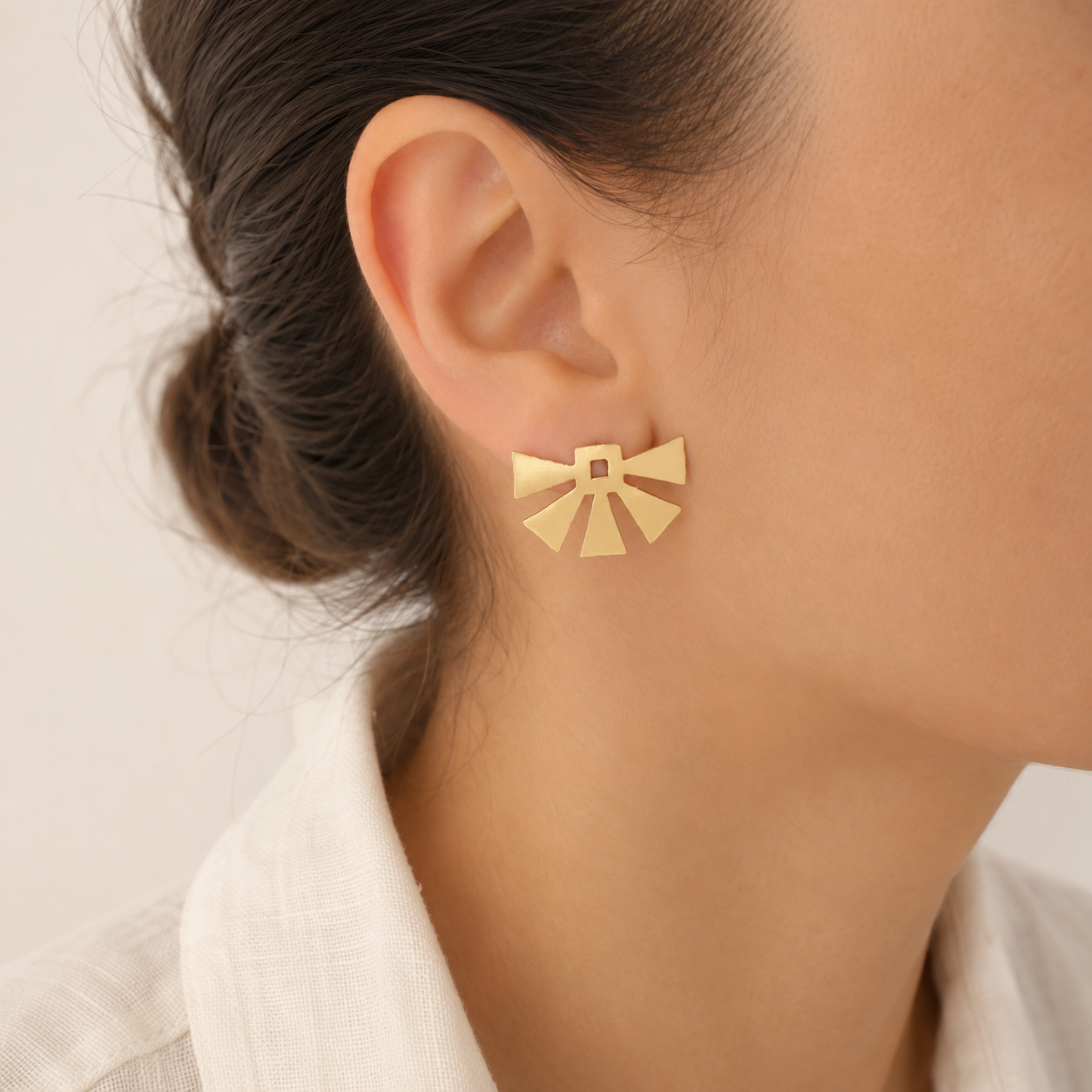 Solar Mark Earrings (Horizontal)