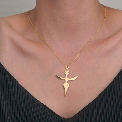 Sun-Woman Necklace