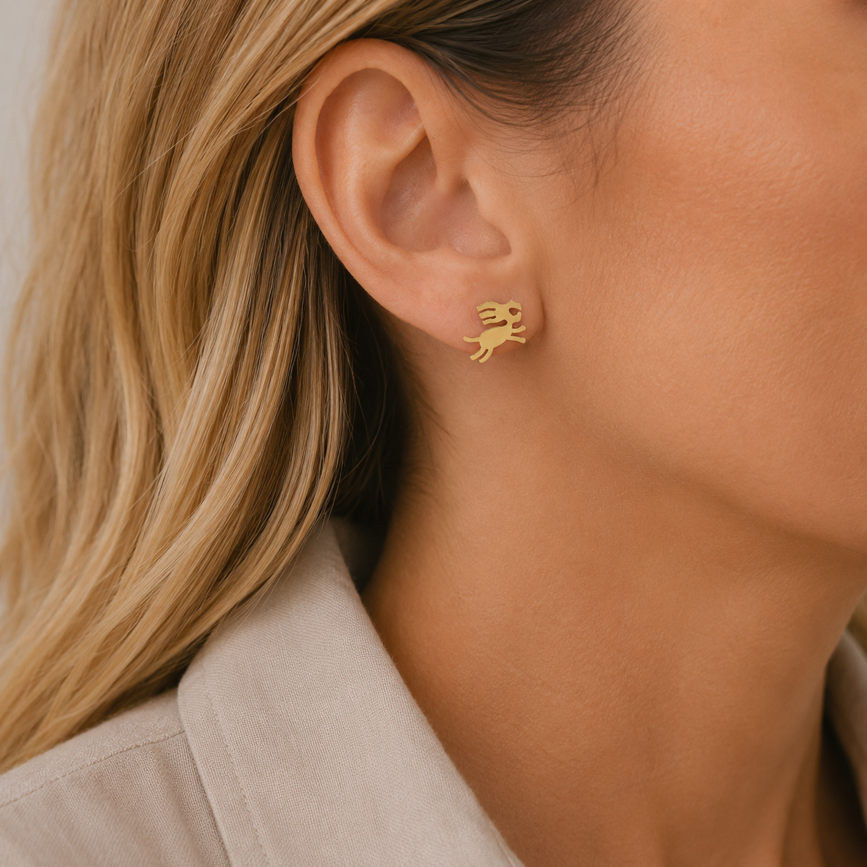 Lion Earring