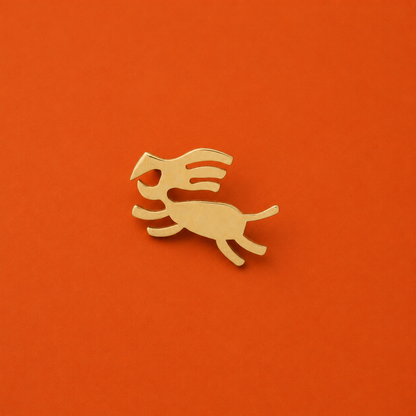 Lion Brooch