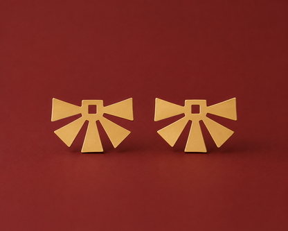 Solar Mark Earrings (Horizontal)