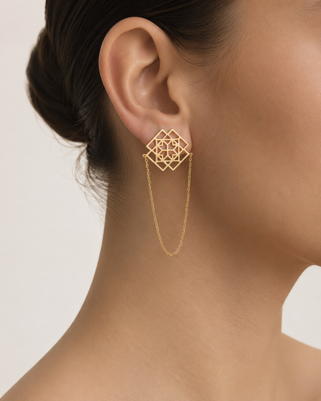 Collide Chain Earring