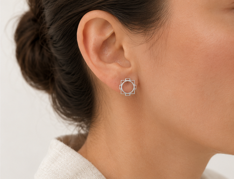 4 Gates Earring, Small